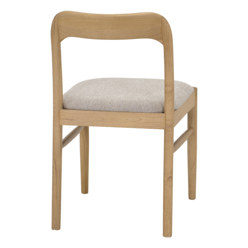 Set de 2 sillas de olmo torneado Miguela