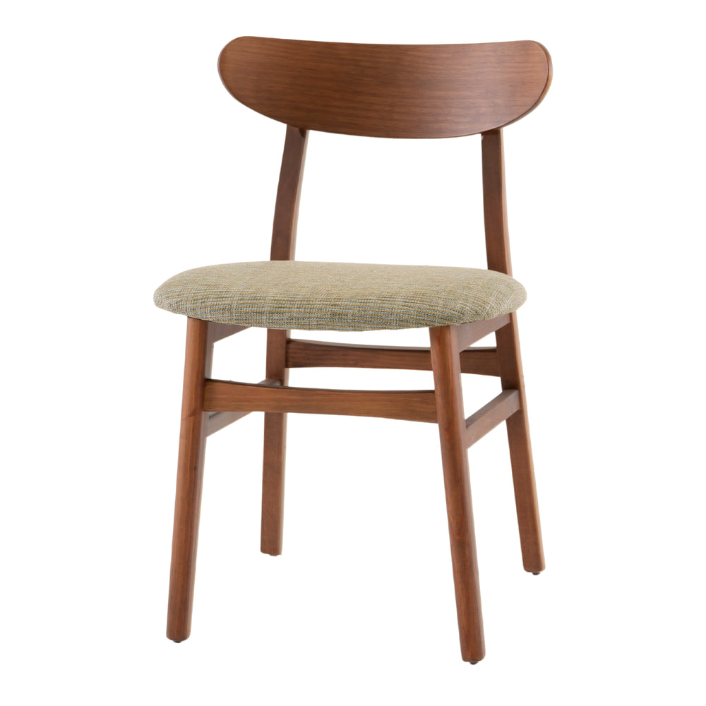 Set de 2 sillas de pino tapizadas Clarice