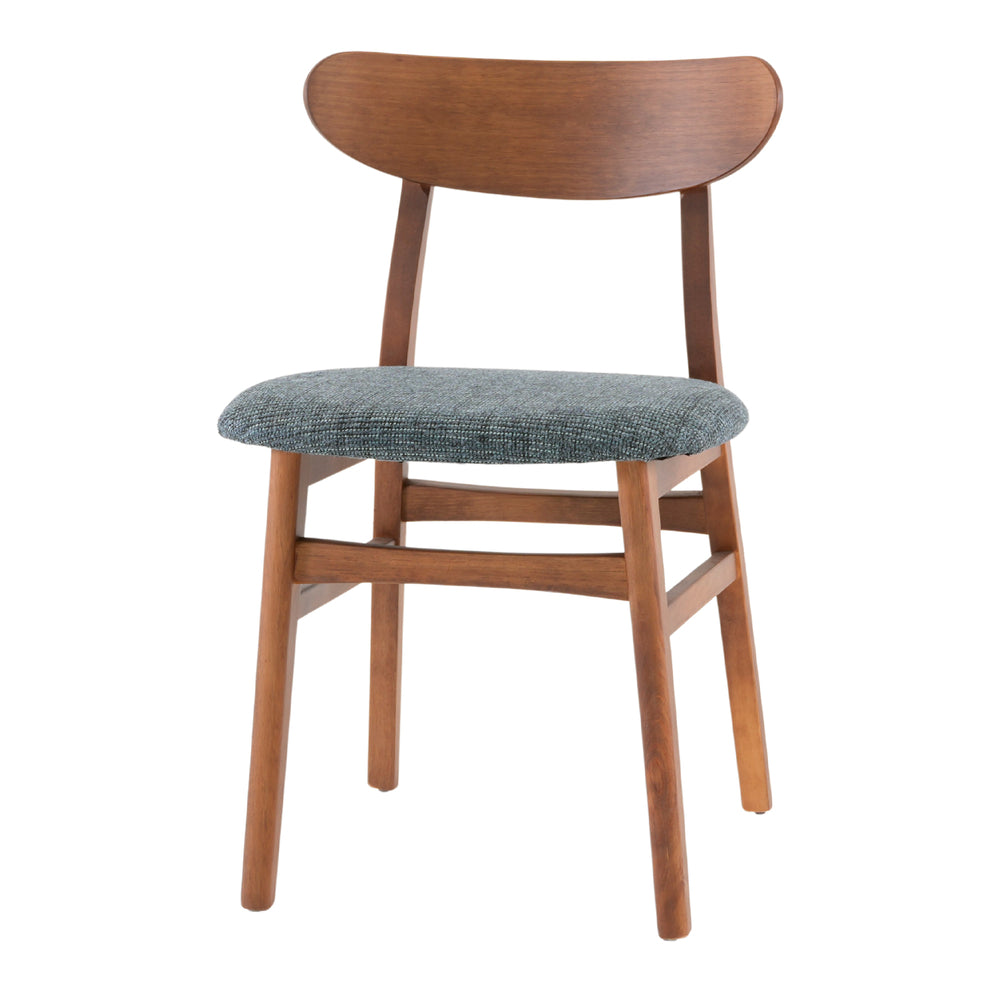 Set de 2 sillas de pino tapizadas Clarice