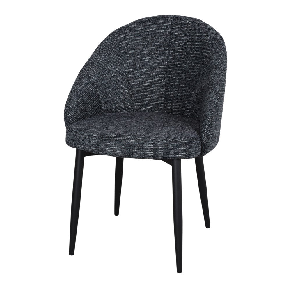 Set de 2 sillas tapizadas con patas de aguja Amaro