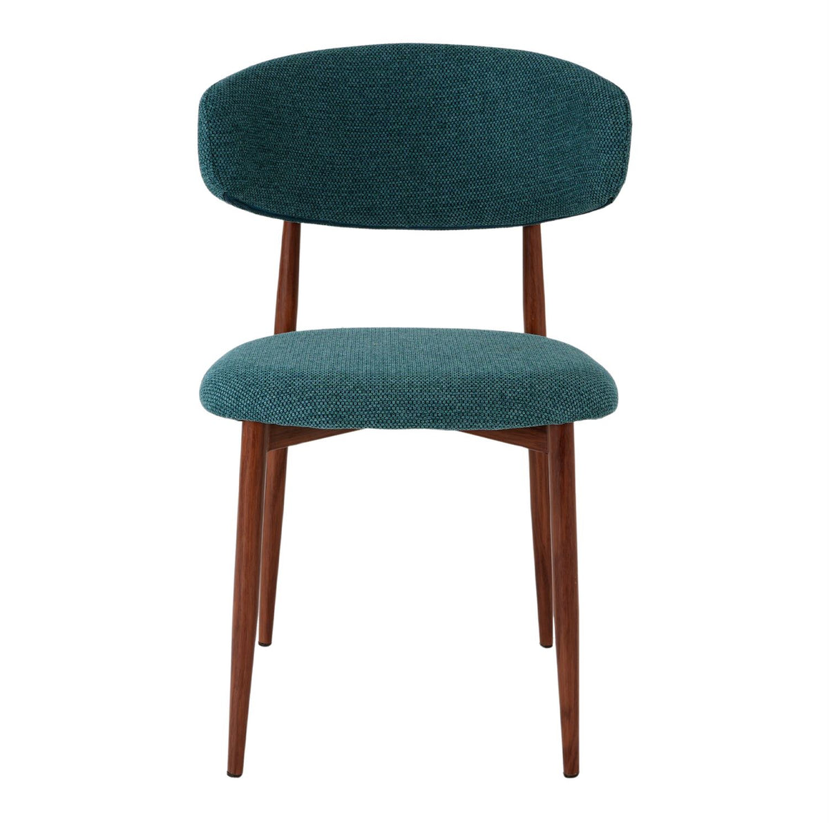 Set de 2 sillas tapizadas efecto madera Nereida