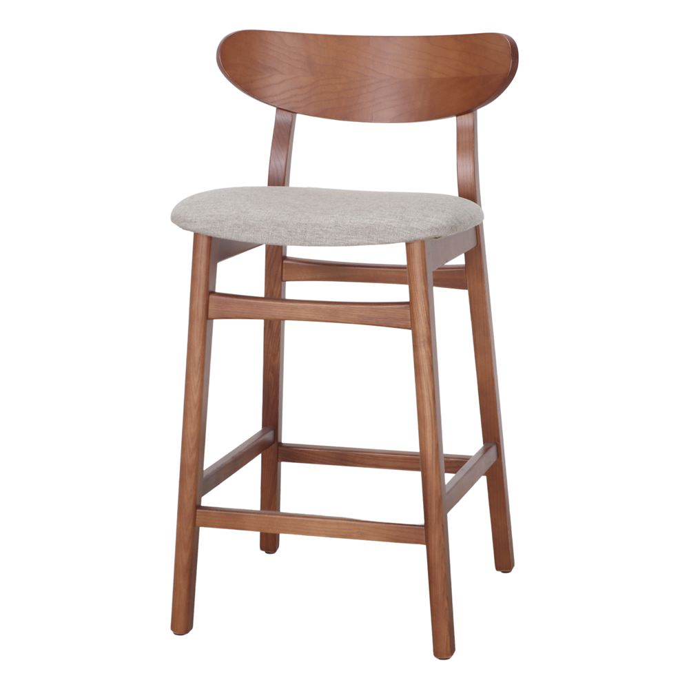 Set de 2 taburetes de cocina de fresno Orsola