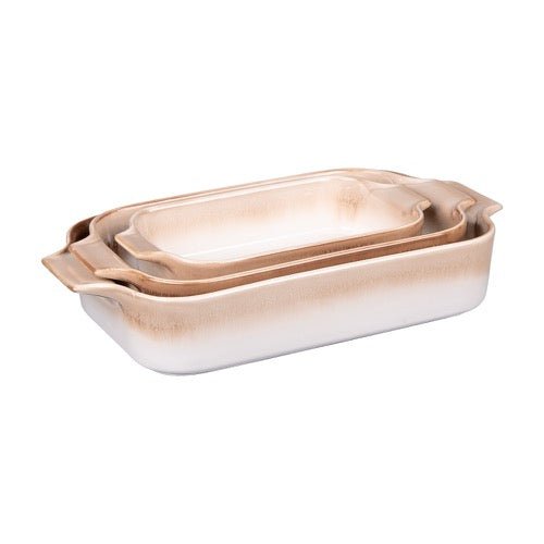 Set de 3 Bandejas de Horno Beige - pino_y_jacaranda
