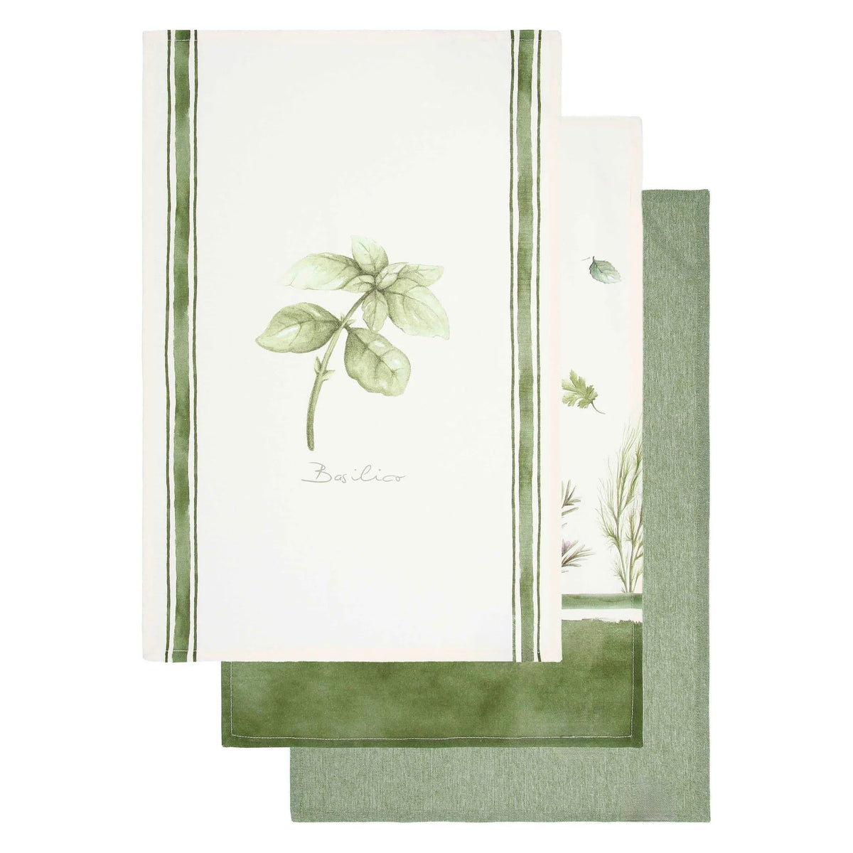 Set de 3 Paños de Cocina y Cesta Cultivo - pino_y_jacaranda