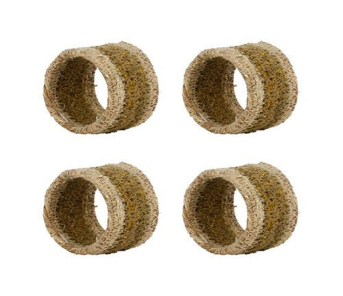 Set de 4 Servilleteros Anillo Natural - pino_y_jacaranda