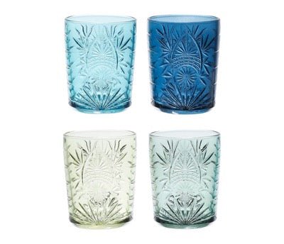 Set de 4 Vasos de Vidrio Starlite - pino_y_jacaranda