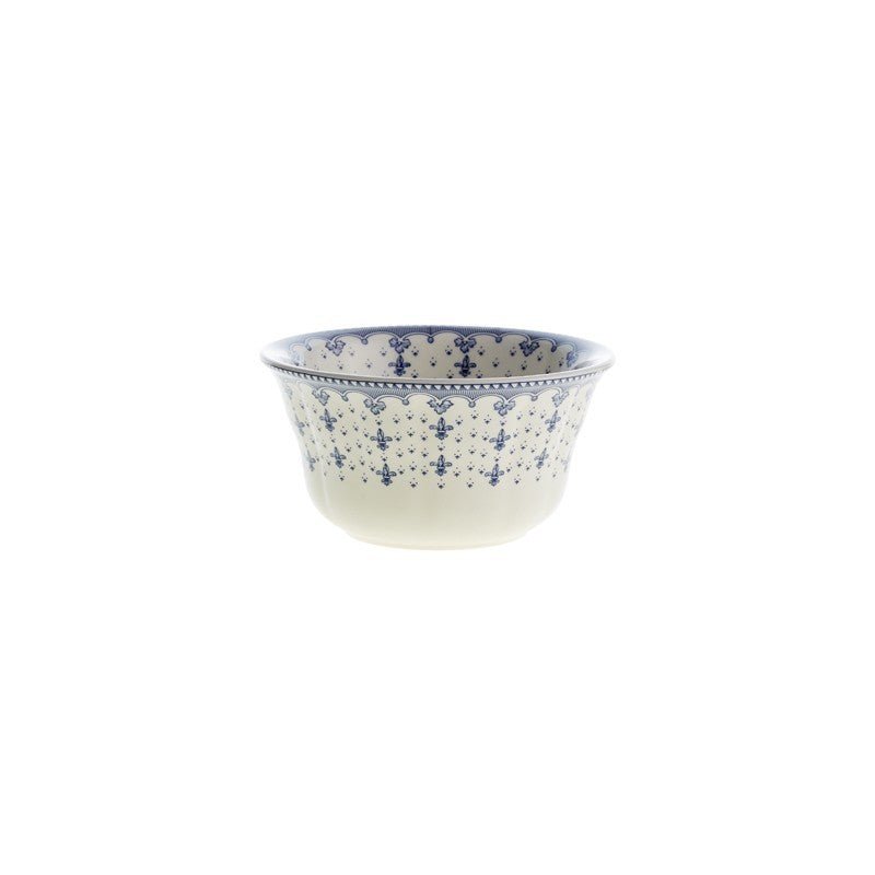 Set de 6 Boles Clásicos Pequeño La Cartuja Colección Flor de Lis Azul - #pino_y_jacaranda#