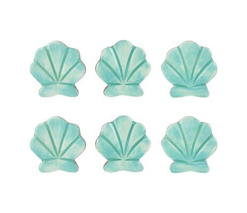Set de 6 Reposacubiertos - Reposapalillos Concha - pino_y_jacaranda