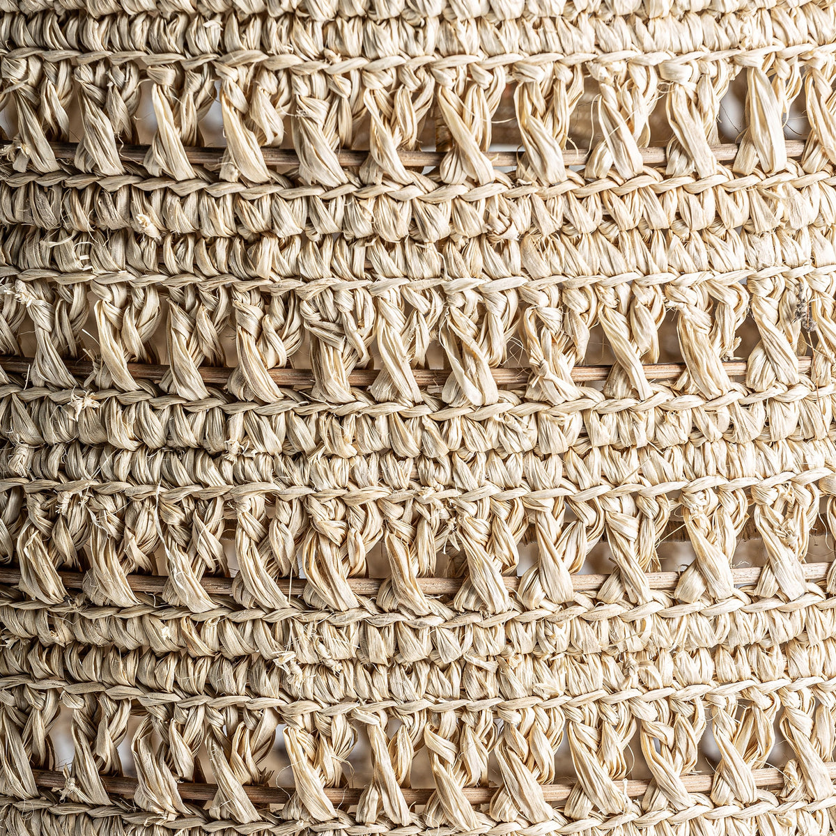 Set de lámparas colgantes de fibra natural Medes