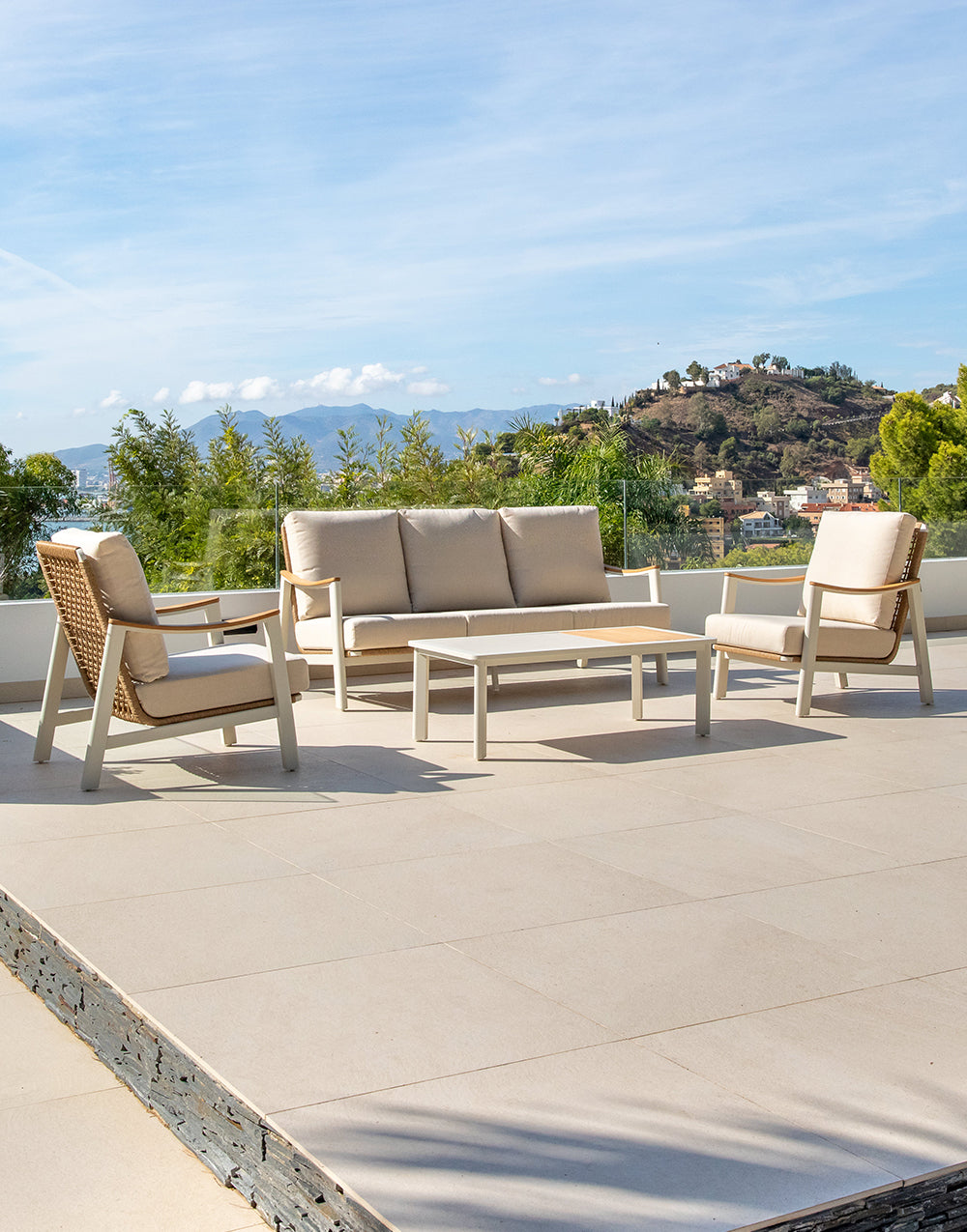 Set de Sofá y Mesa de Exterior Segorbe