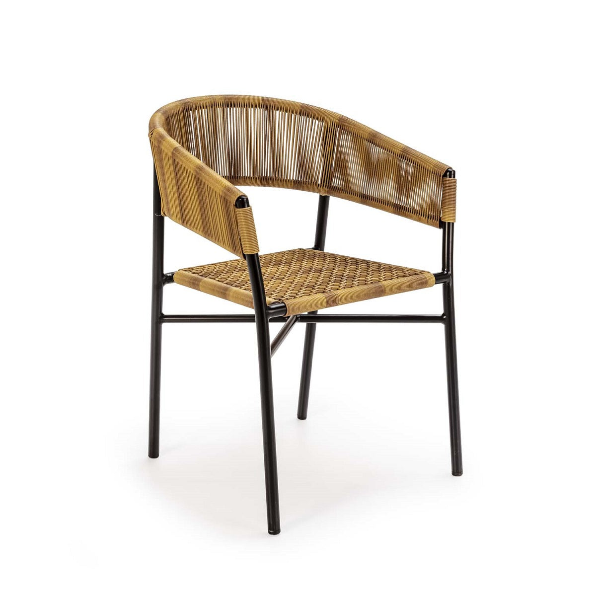 Silla de exterior de metal Todi