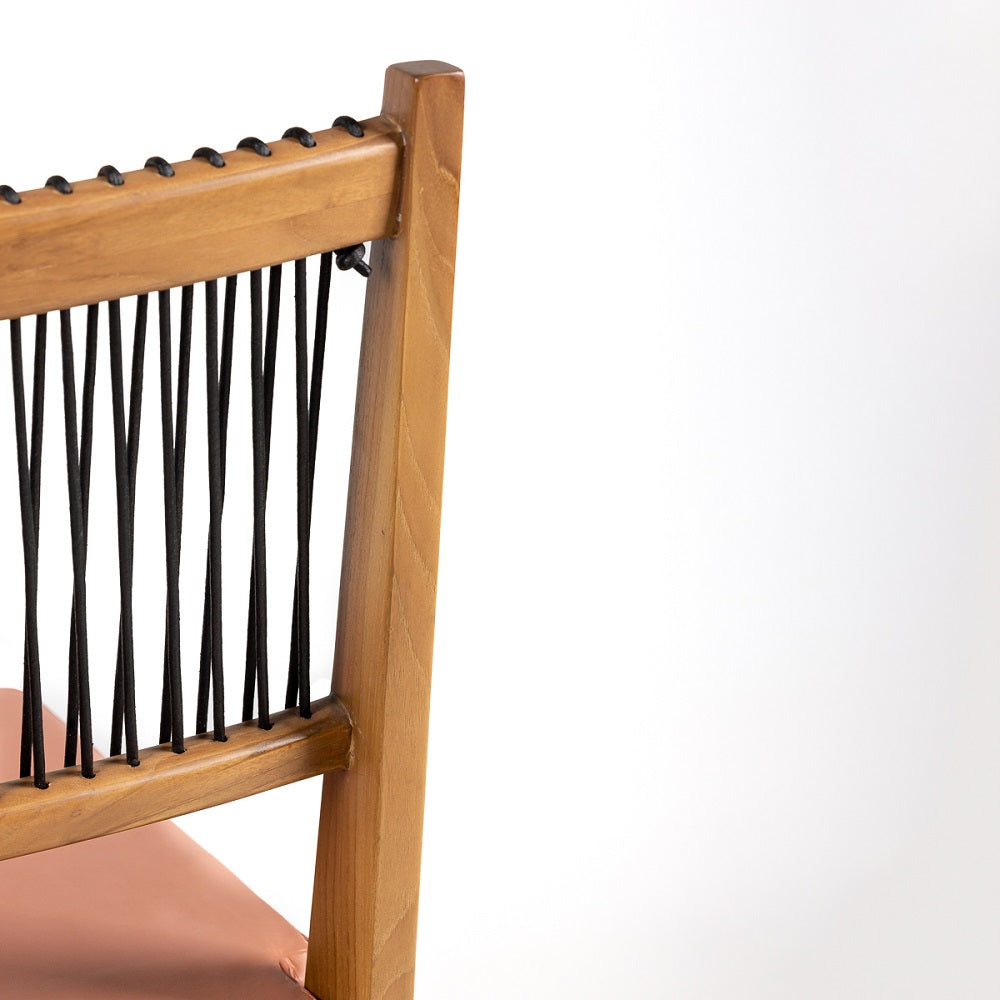 Silla de exterior de teca Monselice