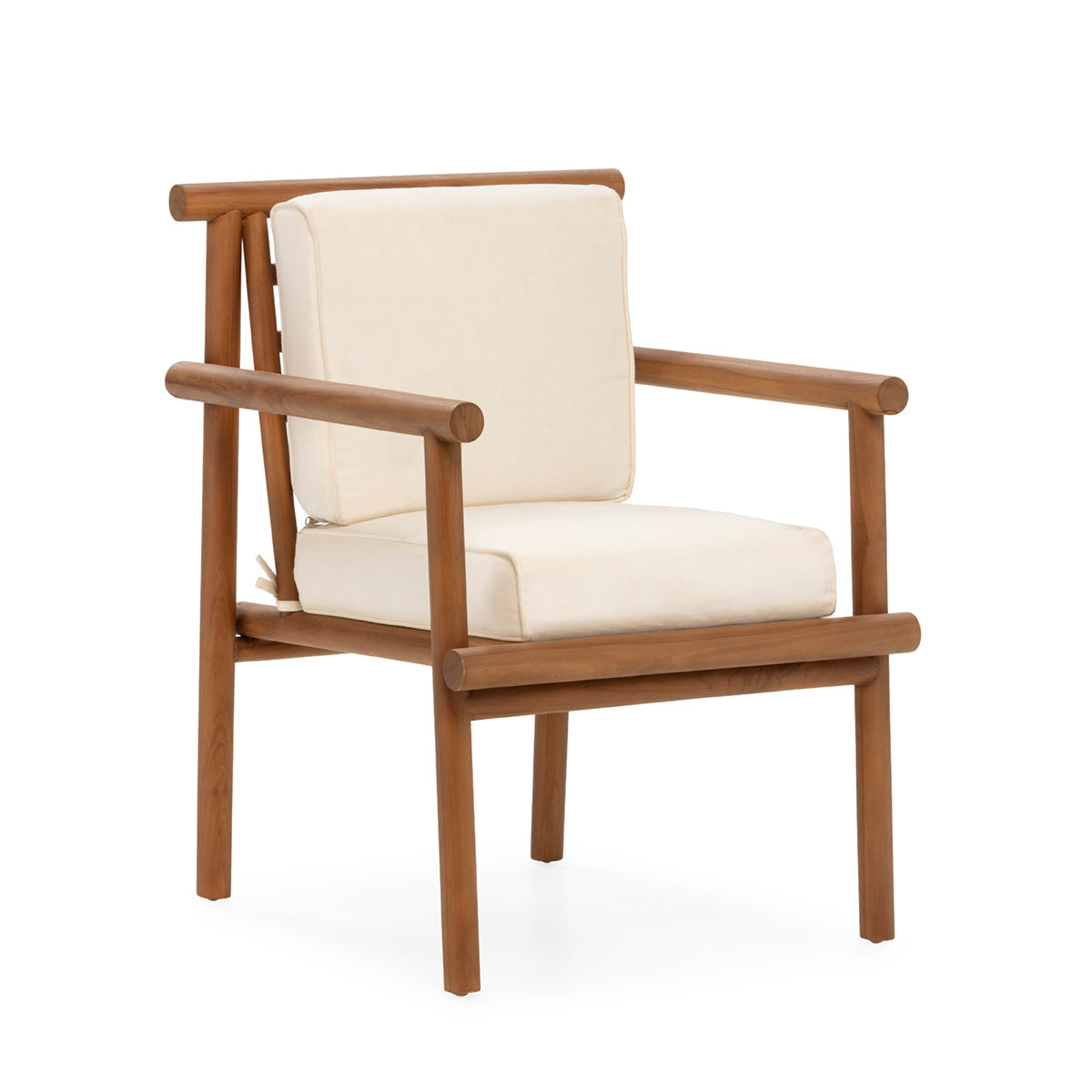 Silla de exterior de teca Montilla