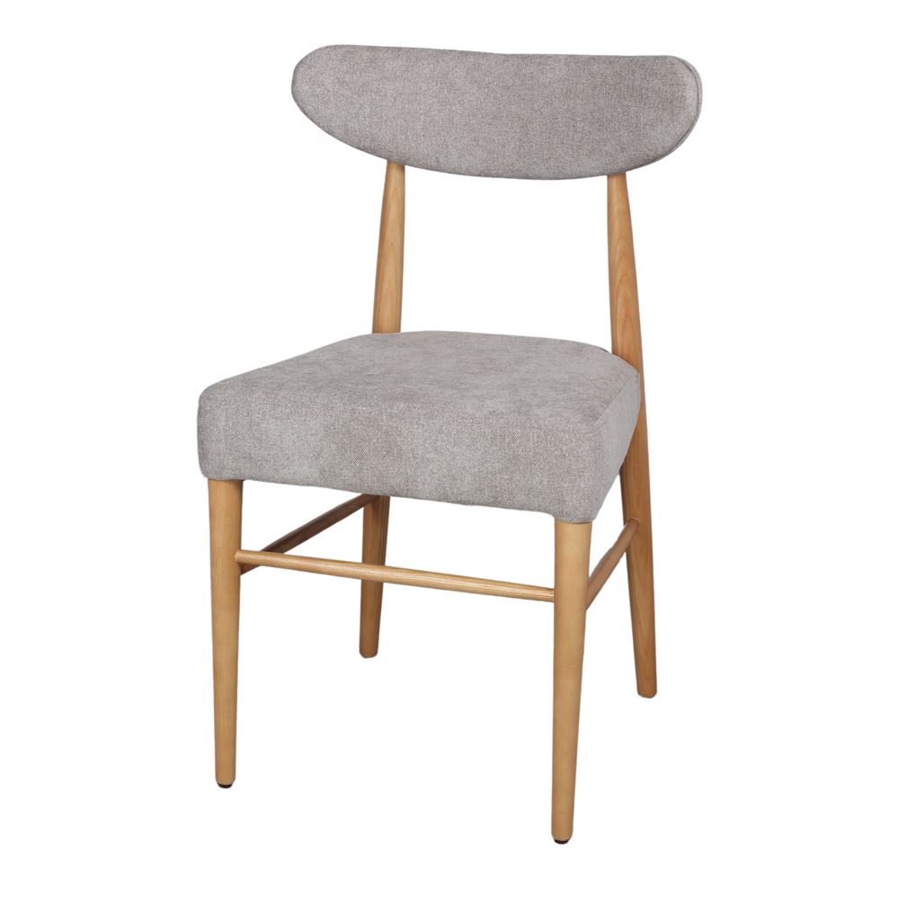 Silla de fresno tapizada Amedeo
