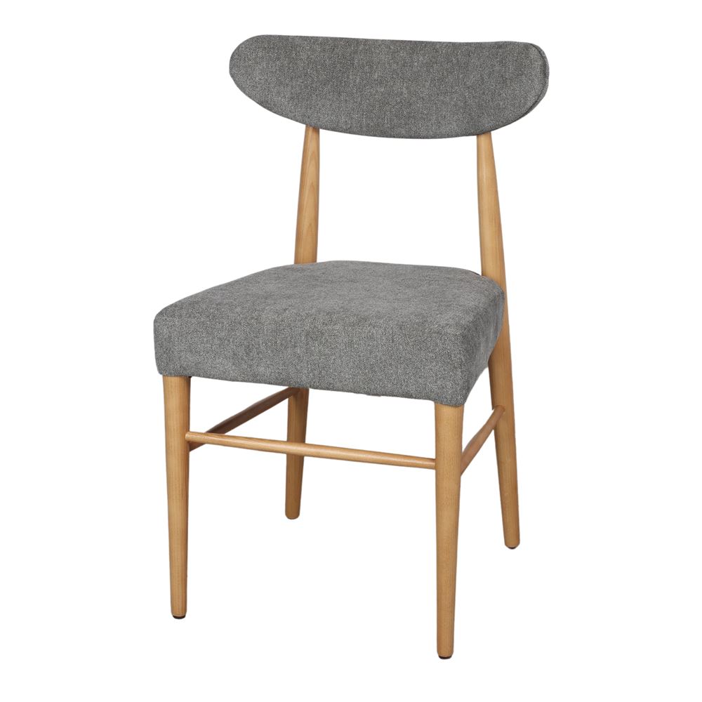 Silla de fresno tapizada Amedeo