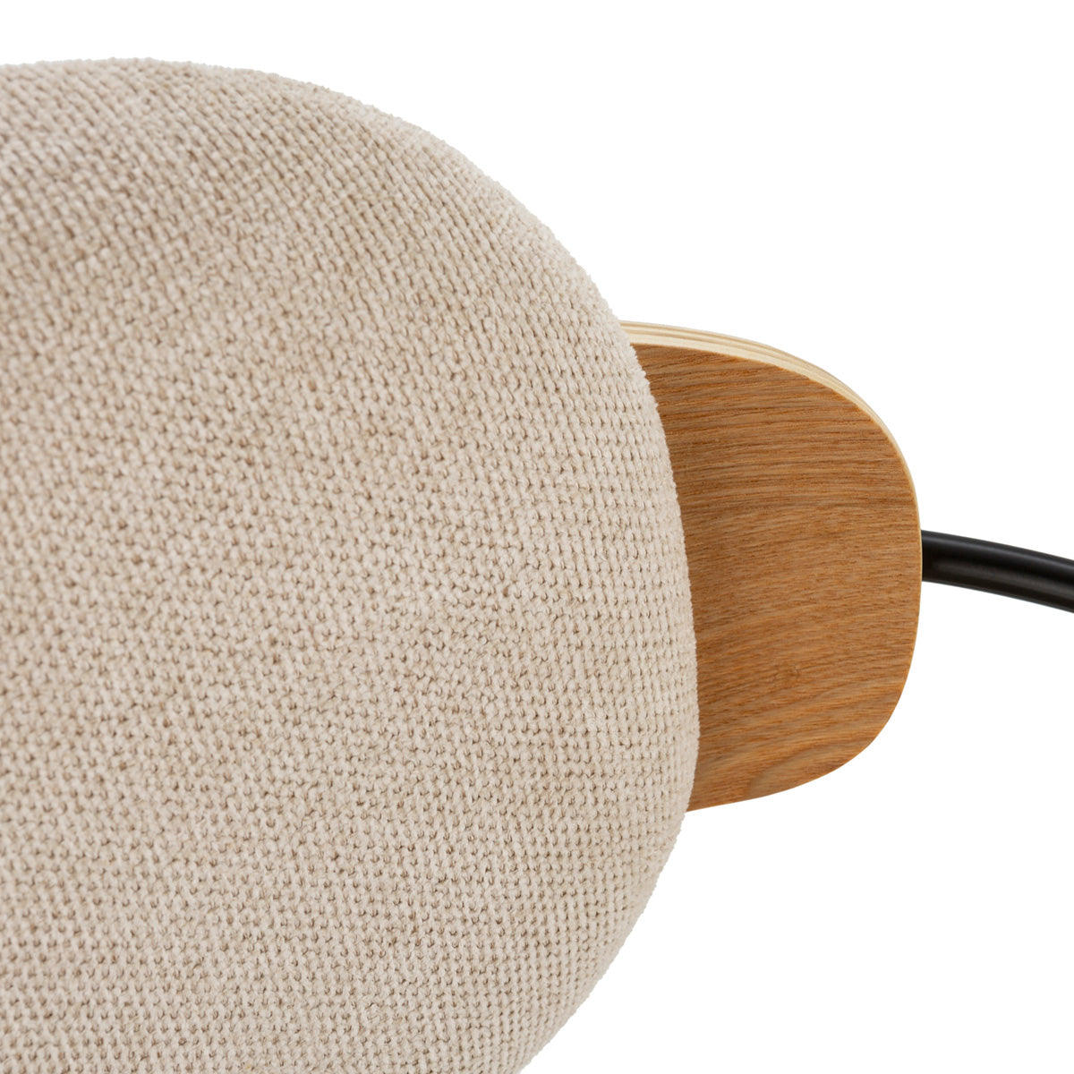 Silla de metal y madera Melissia