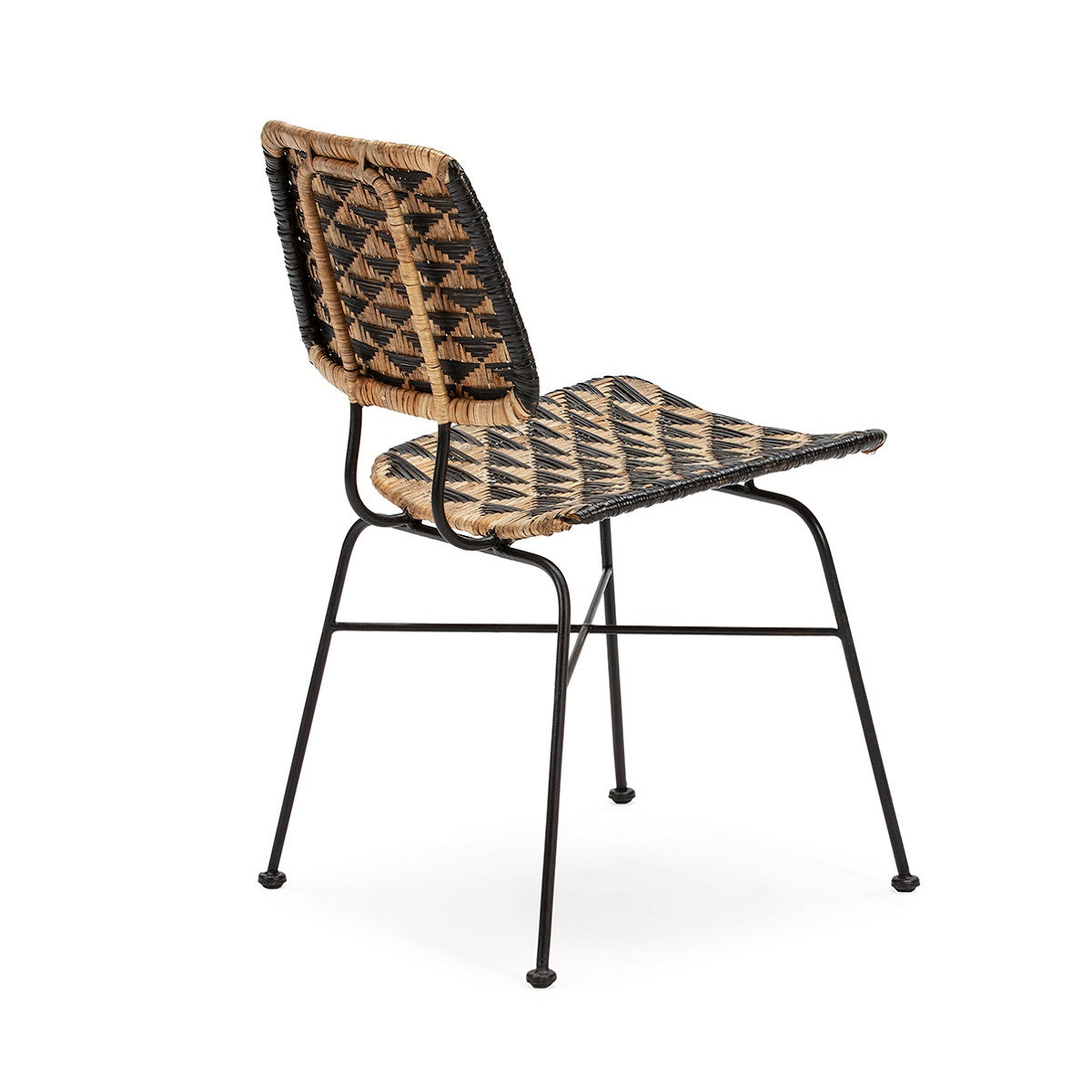 Silla de mimbre y metal Monzón