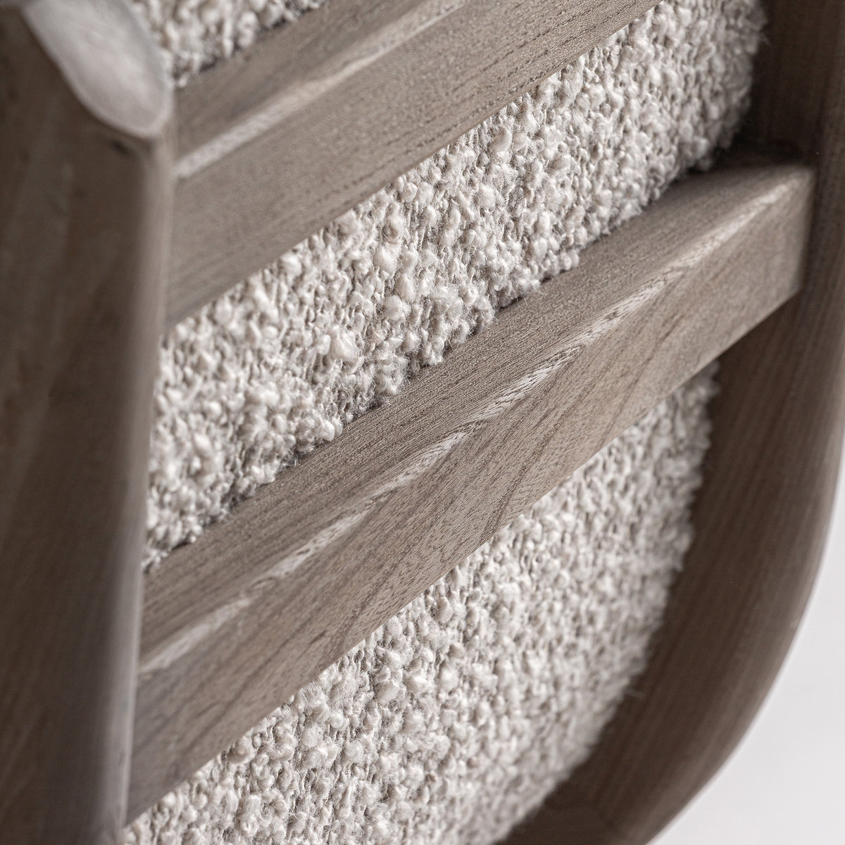 Silla de olmo y tapizado beige Alcossebre 52 cm