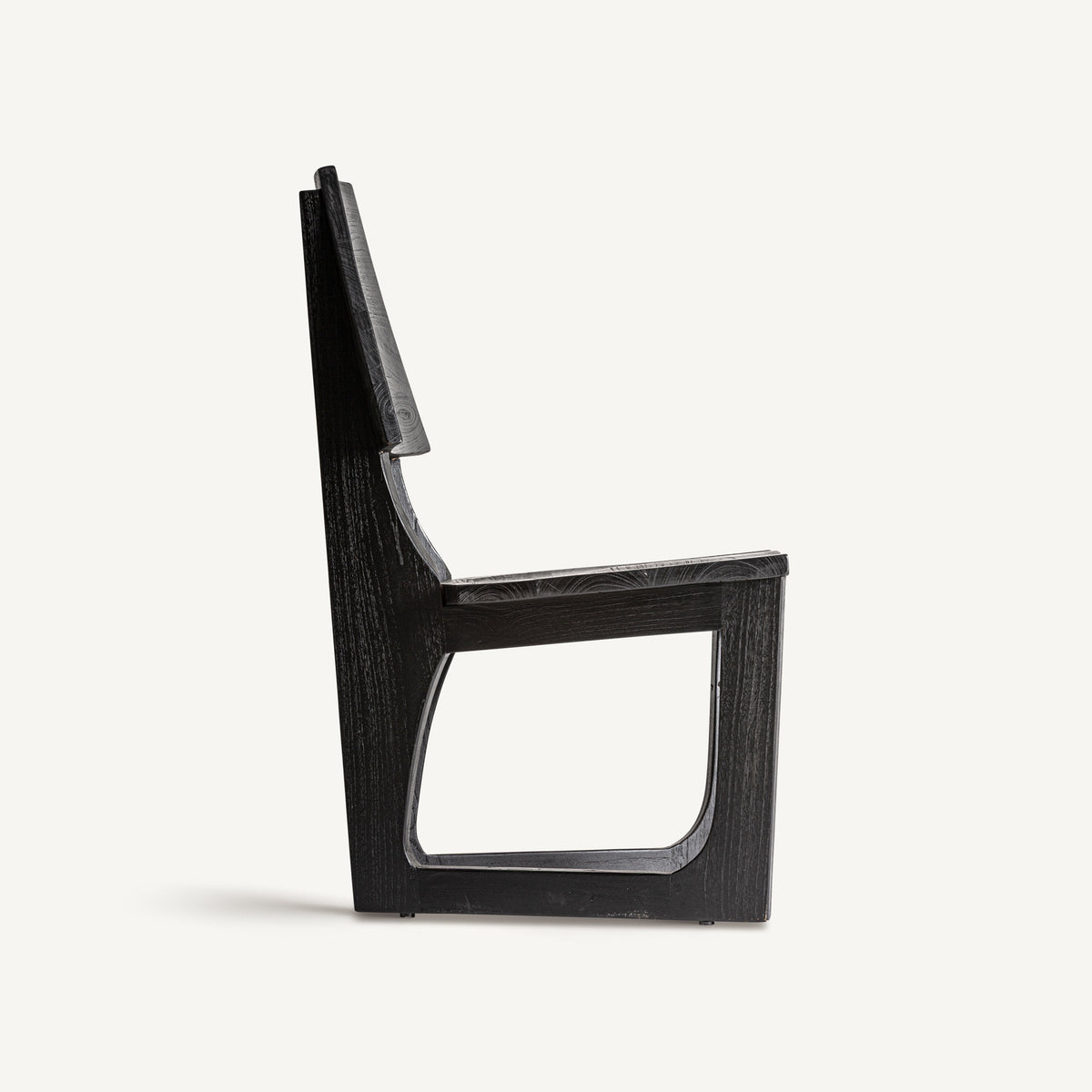 Silla de teca negra Vrsar