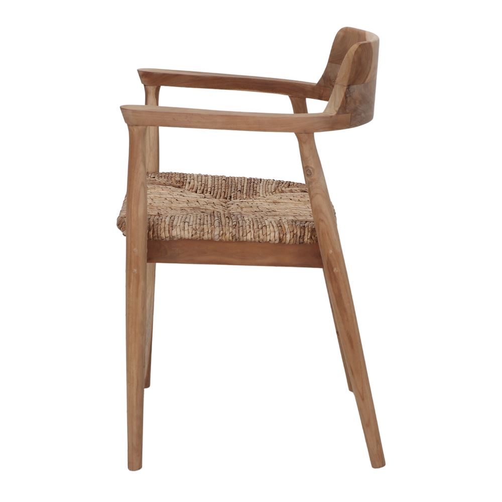 Silla de teca y fibra de banano Berto