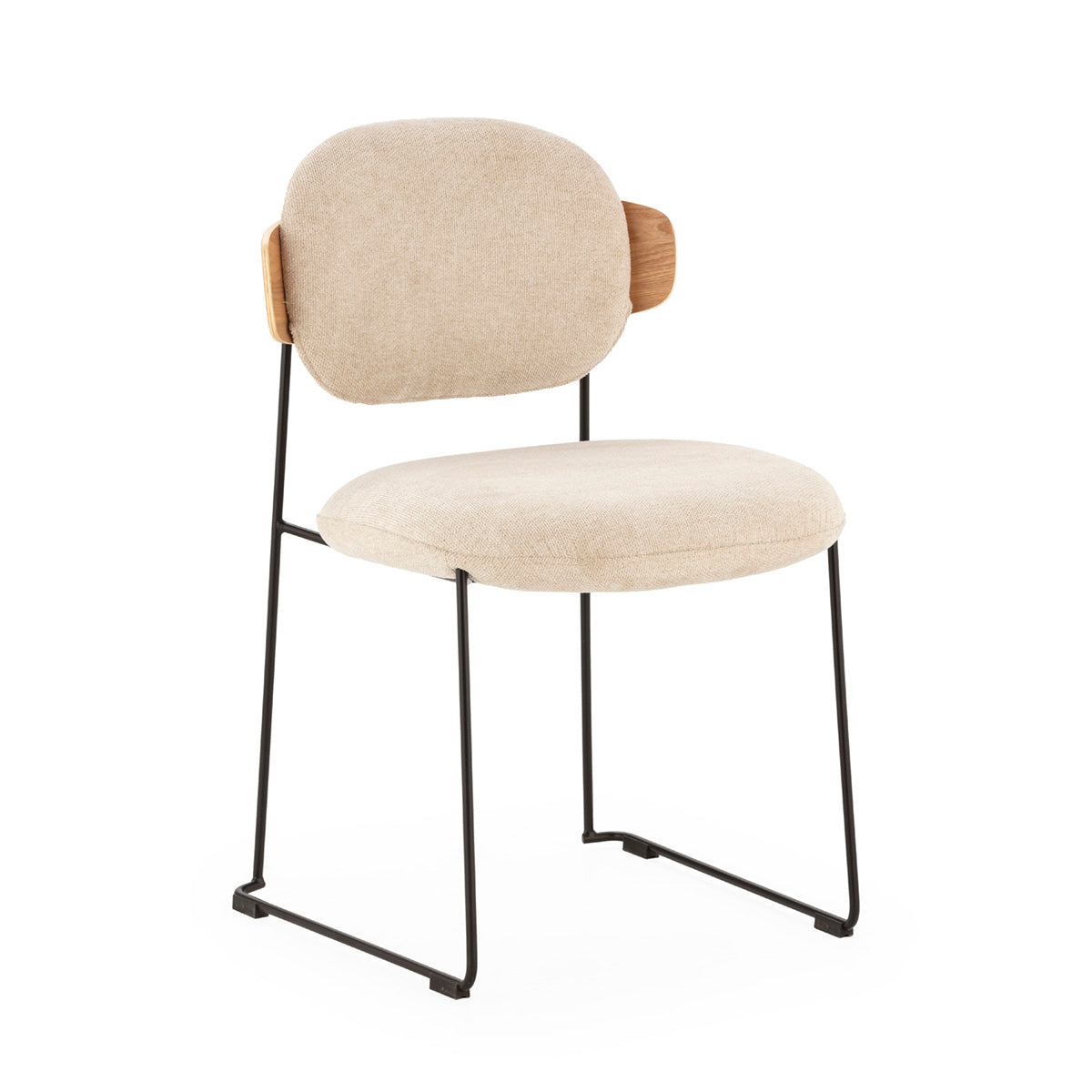 Silla de tela y metal Chipiona