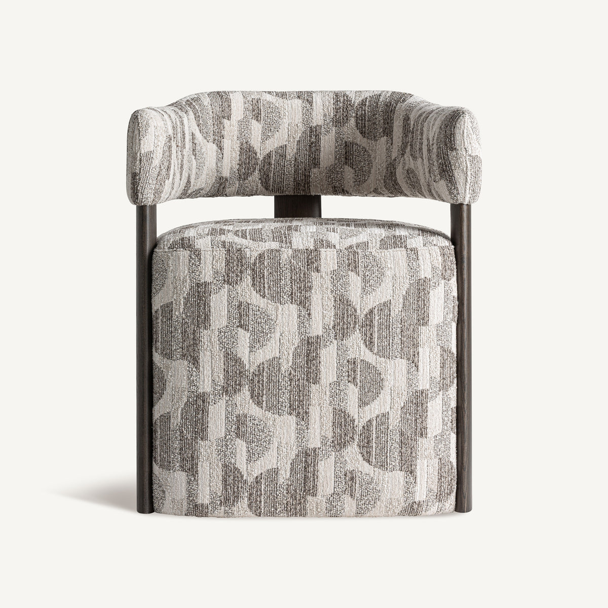 Silla tapizada estampada Parcent