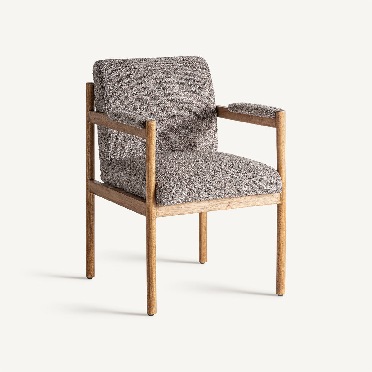 Silla tapizada gris Titaguas