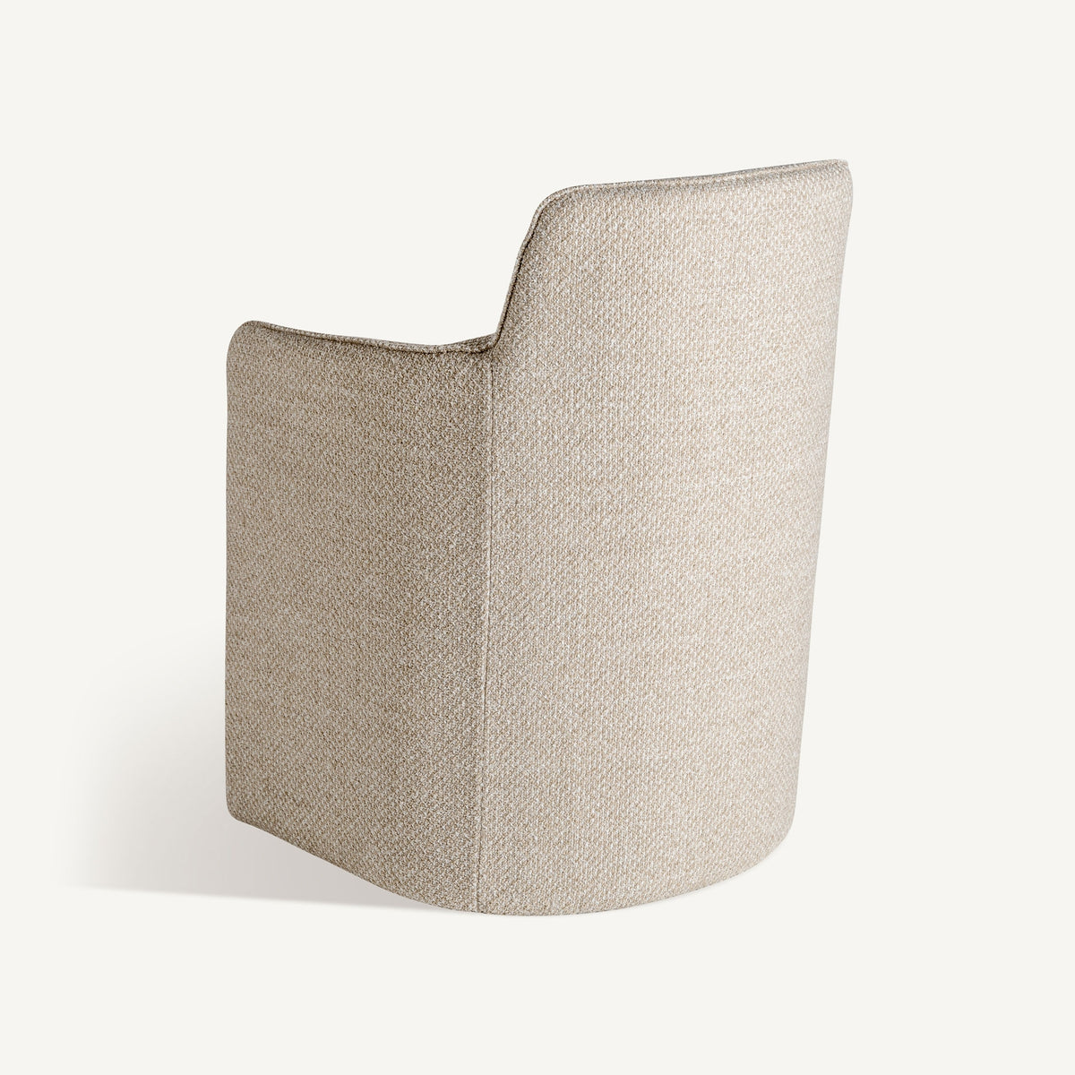 Sillón de comedor tapizado beige Cala Carbó