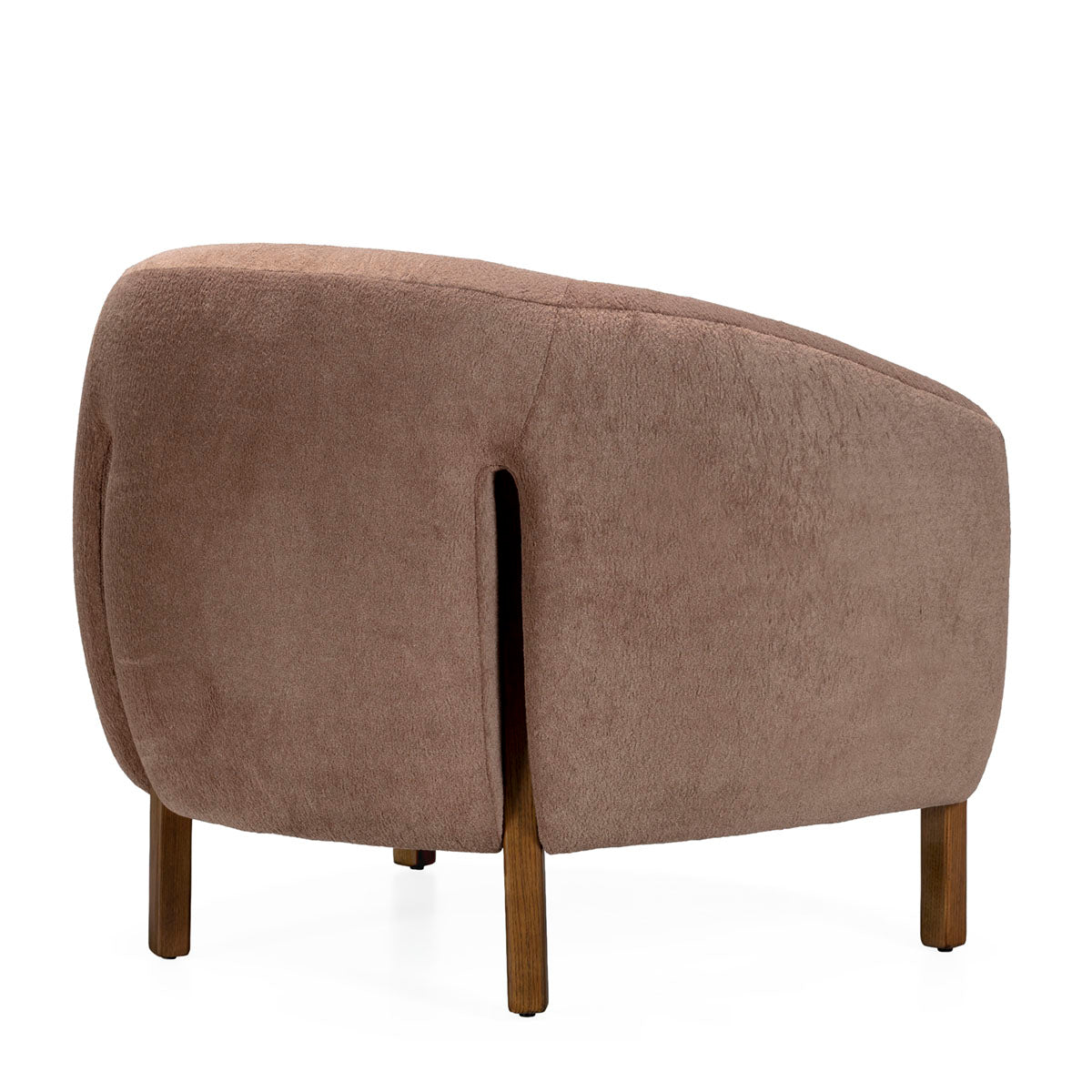 Sillón de madera de fresno y tela Feira
