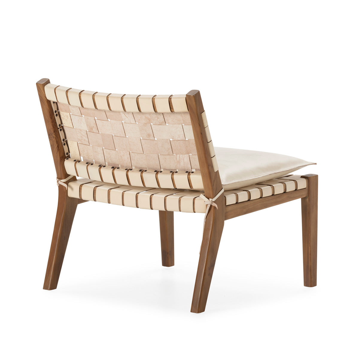 Sillón de madera de teca Edessa