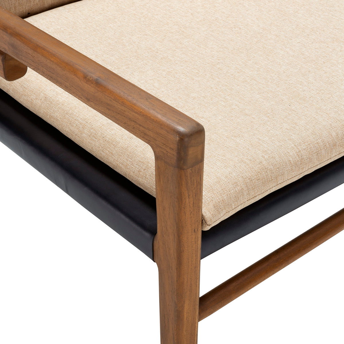 Sillón de madera de teca Qormi