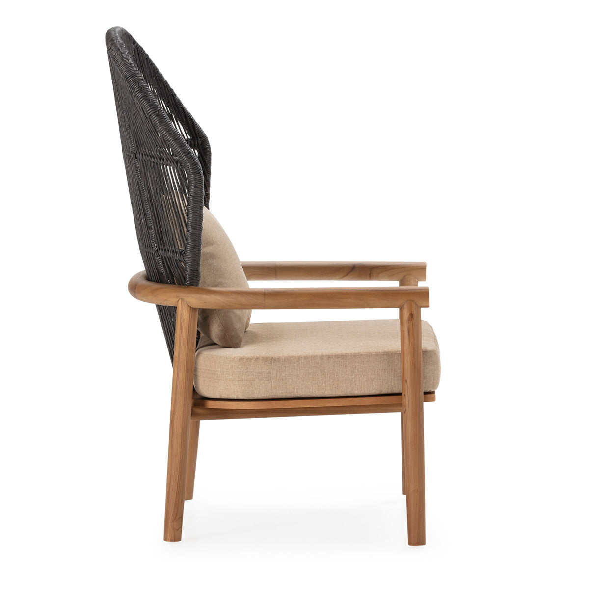Sillón de madera de teca Selargius