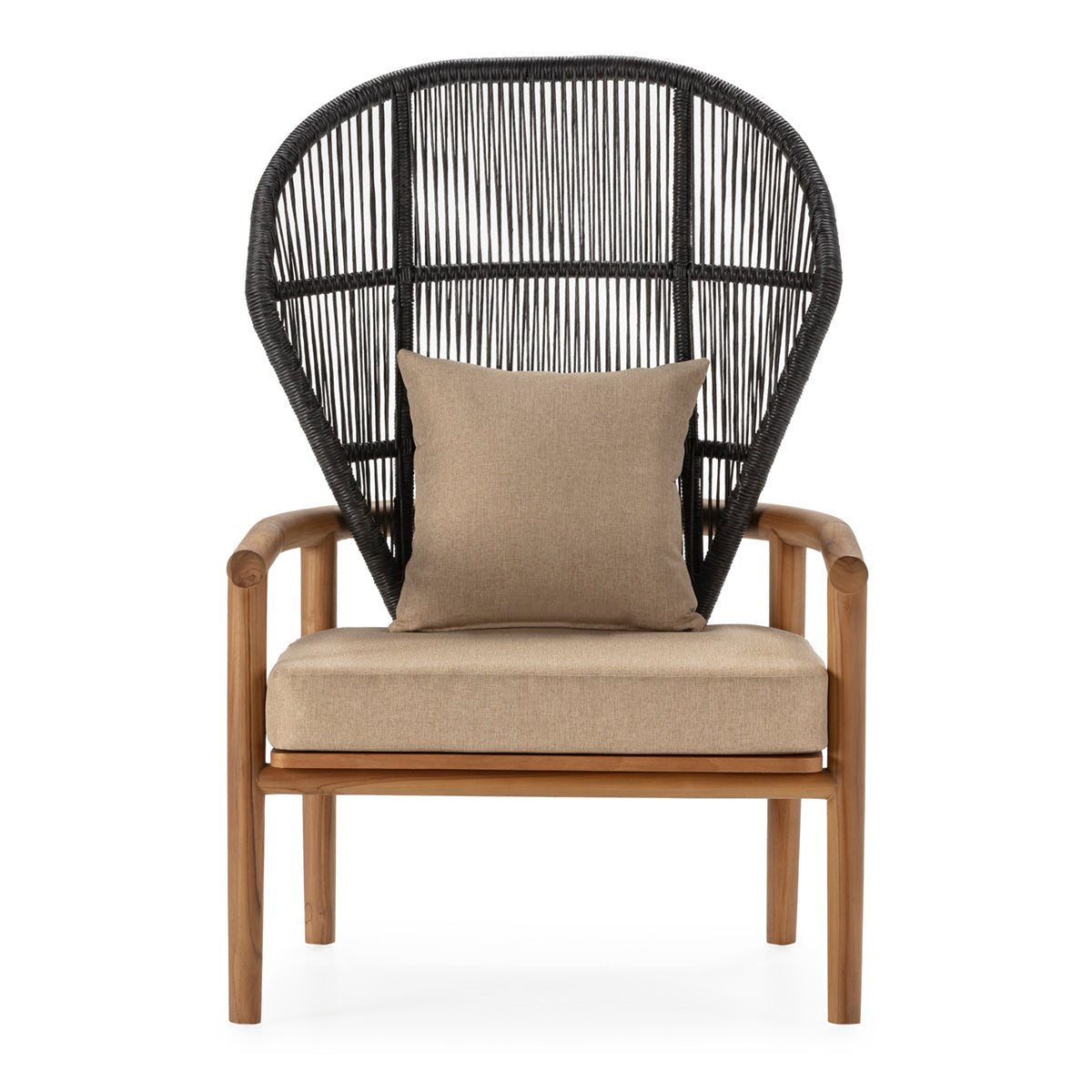 Sillón de madera de teca Selargius