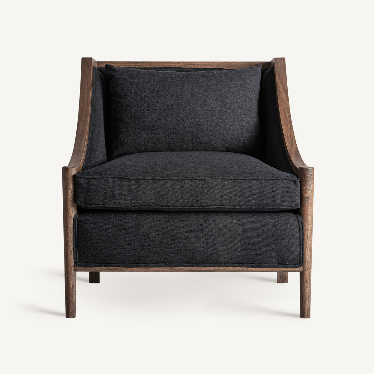 Sillón de madera mindi Es Trucadors