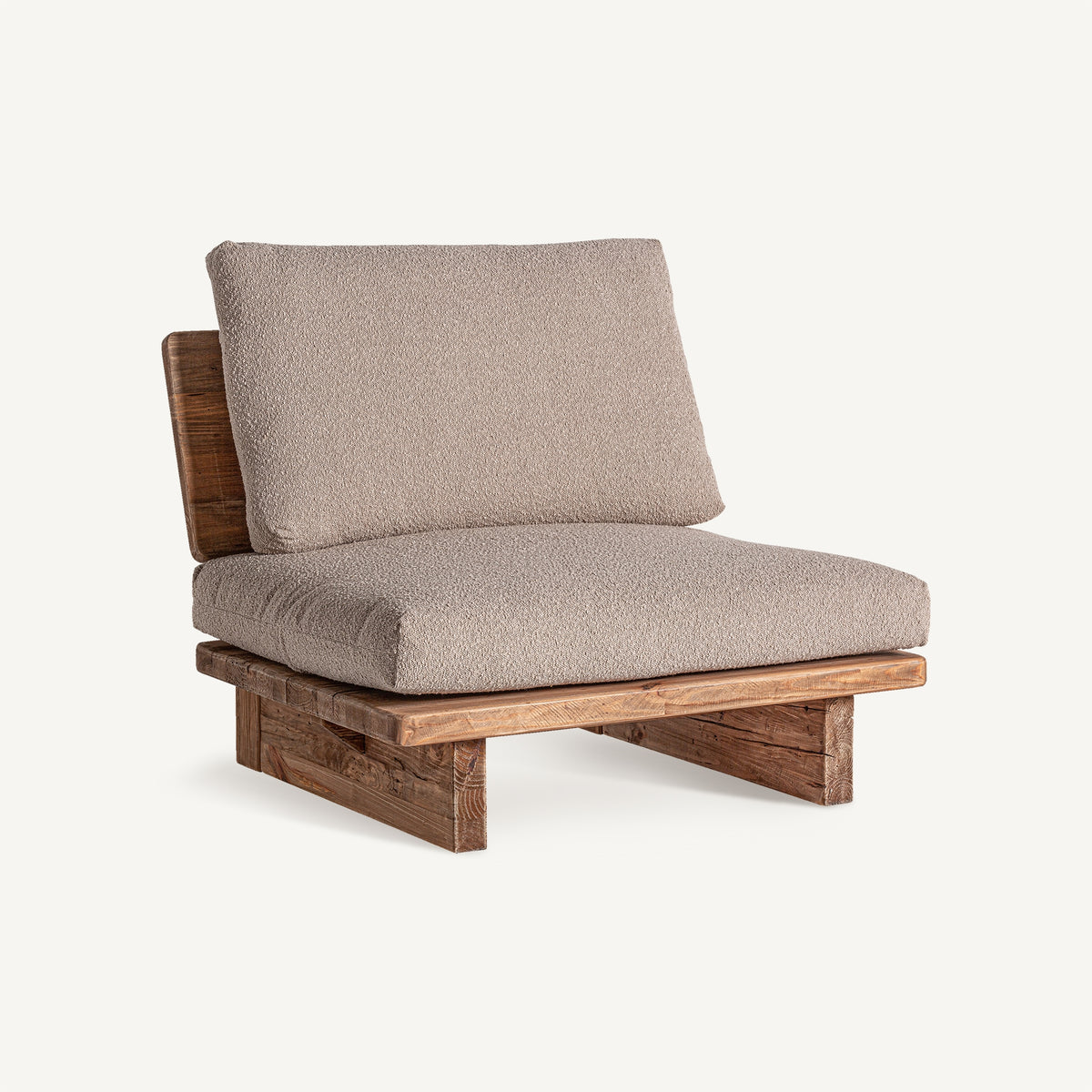 Sillón de pino reciclado Sant Agustí
