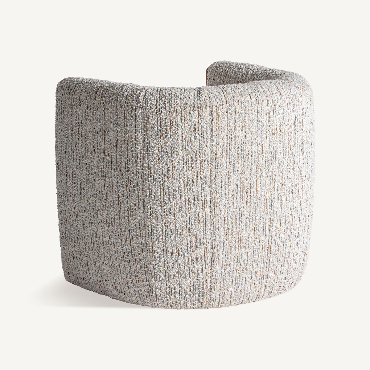Sillón de pino tapizado beige Sant Rafel