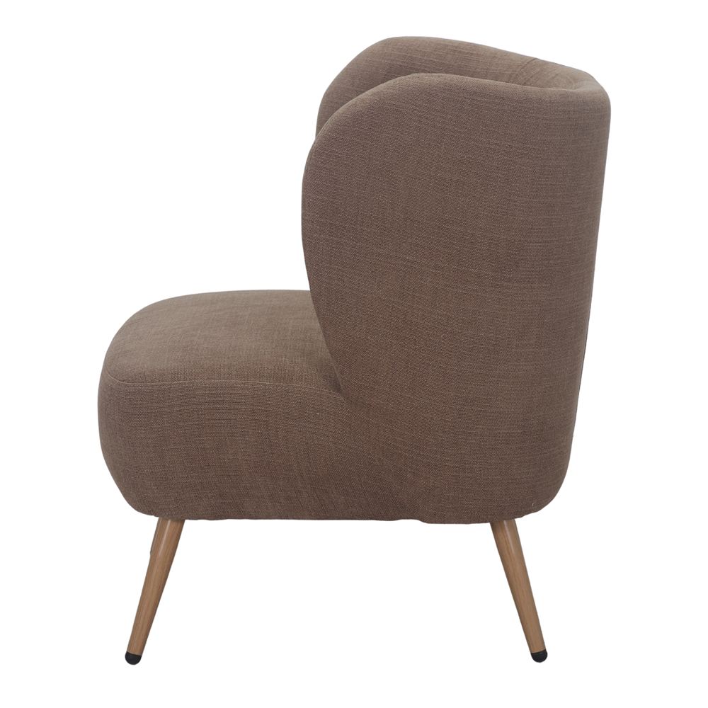 Sillón tapizado con patas de aguja Joel