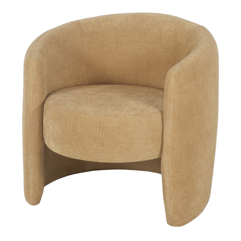 Sillón tapizado curvo Diphda