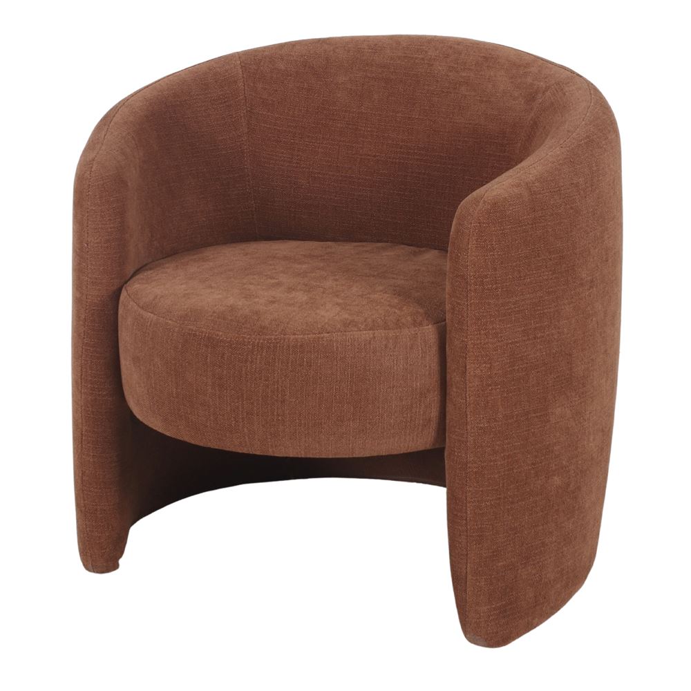 Sillón tapizado curvo Diphda