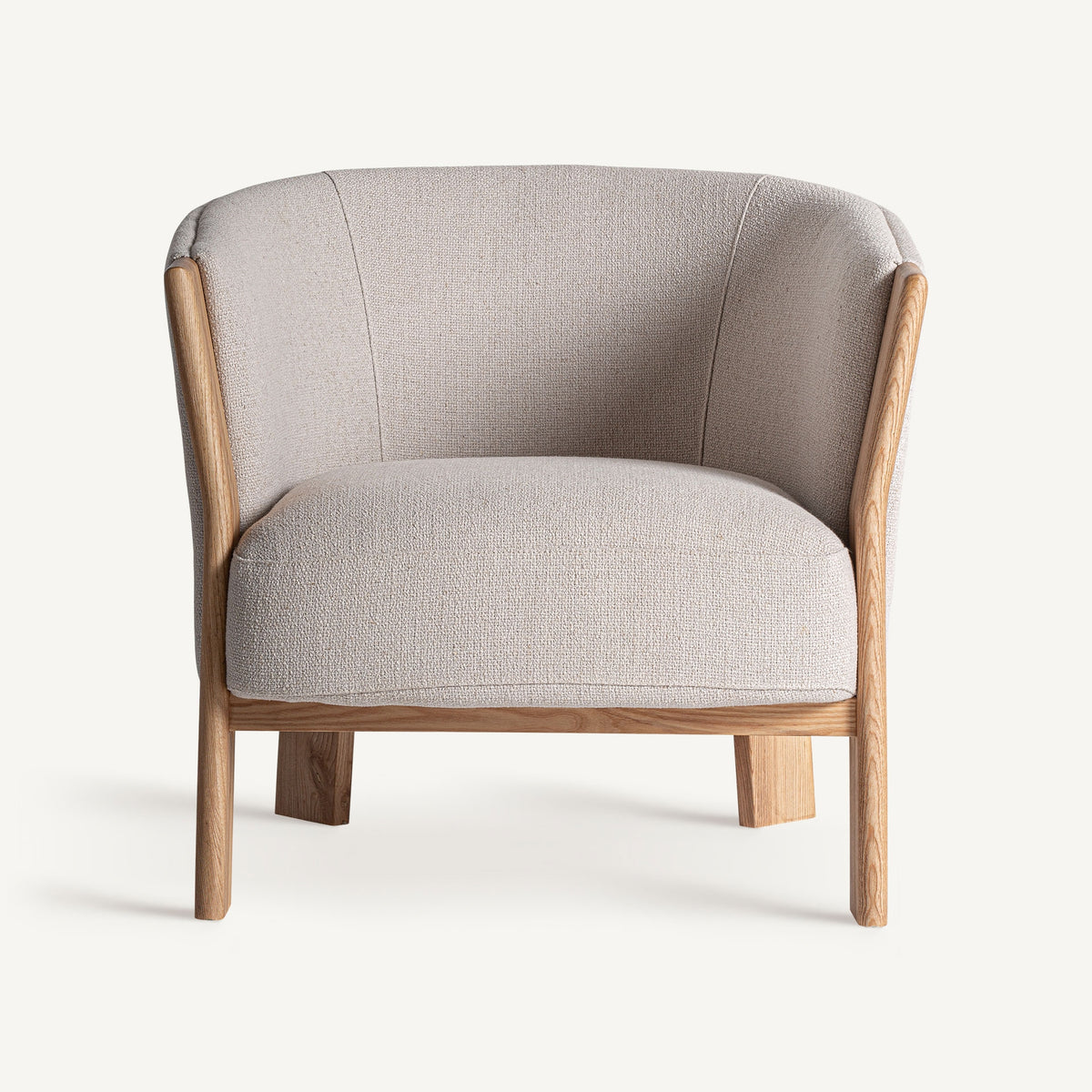 Sillón tapizado marrón Cala Martina