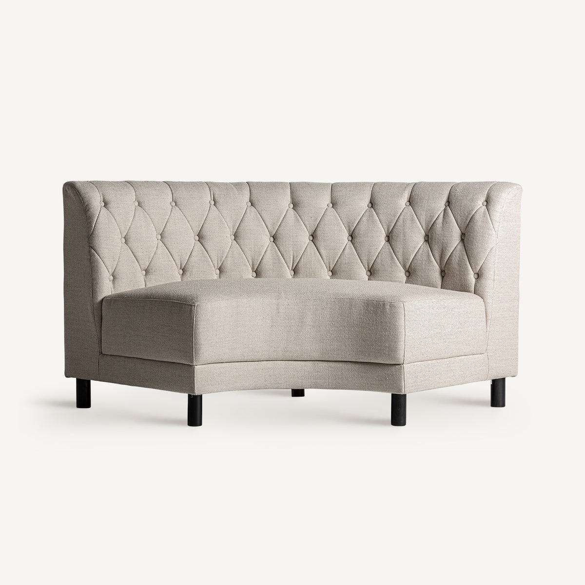 Sofá modular de pino y poliéster Sète 176 cm