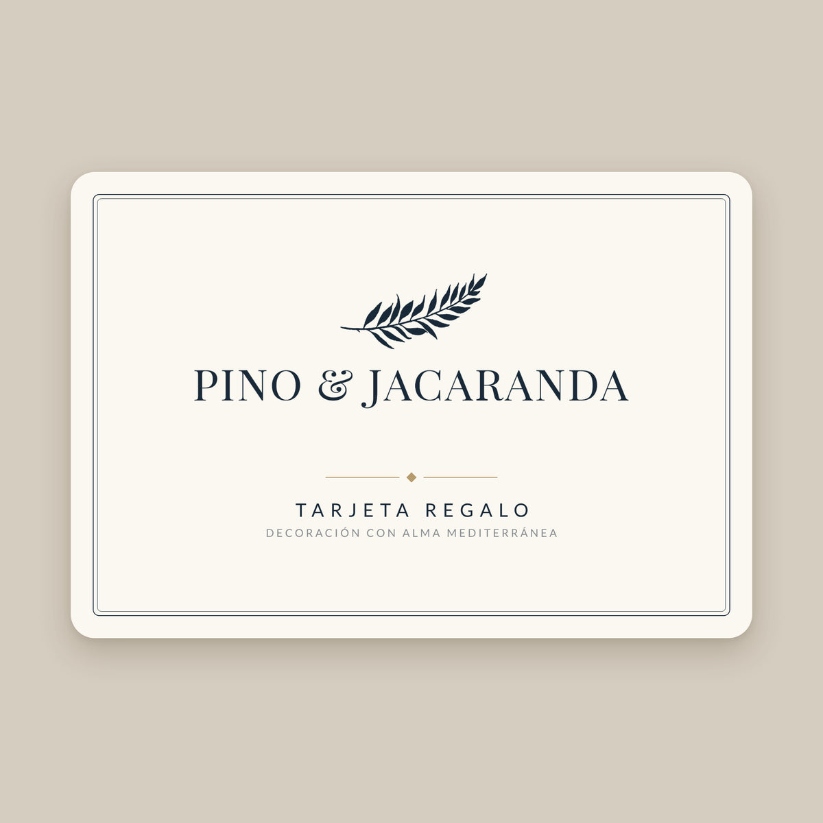 Tarjeta regalo Pino & Jacaranda