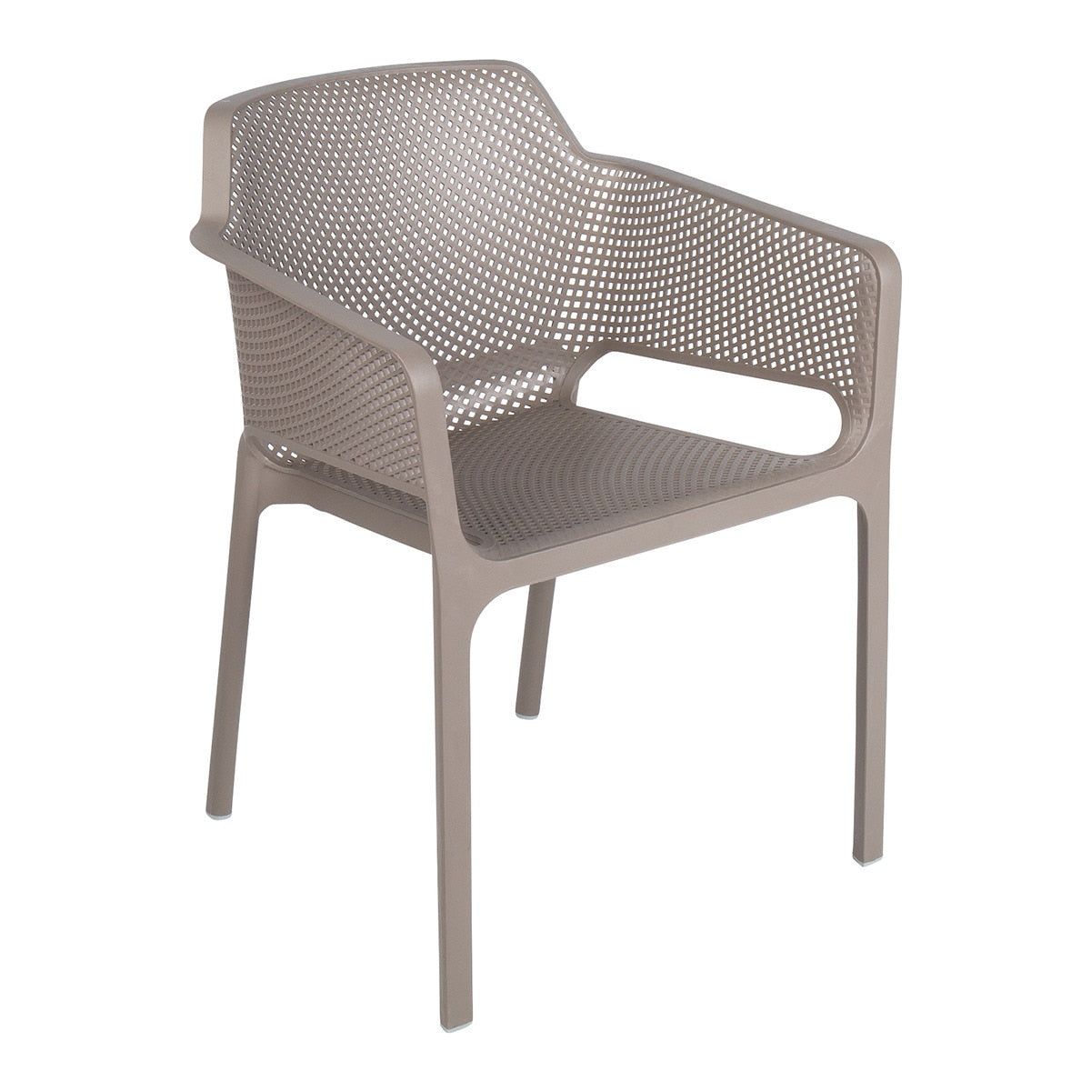 Set de mesa Cube y sillones Net Nardi – Sillón Net, topo