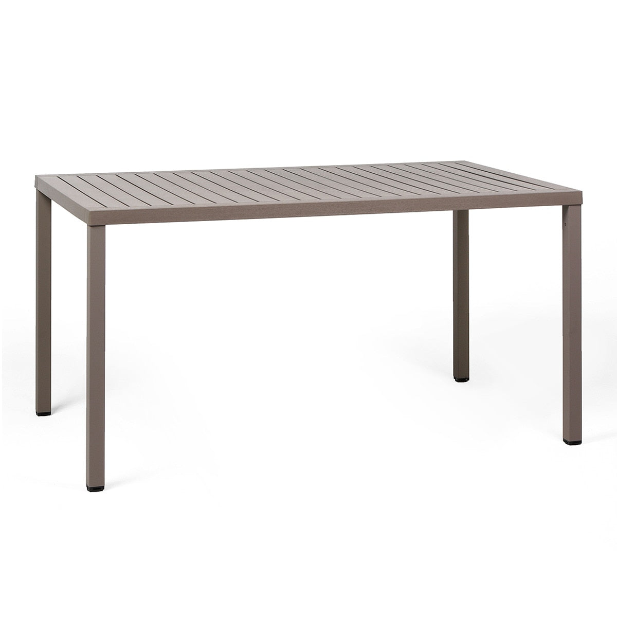 Set de mesa Cube y sillones Net Nardi – Mesa Cube 140 x 80, topo