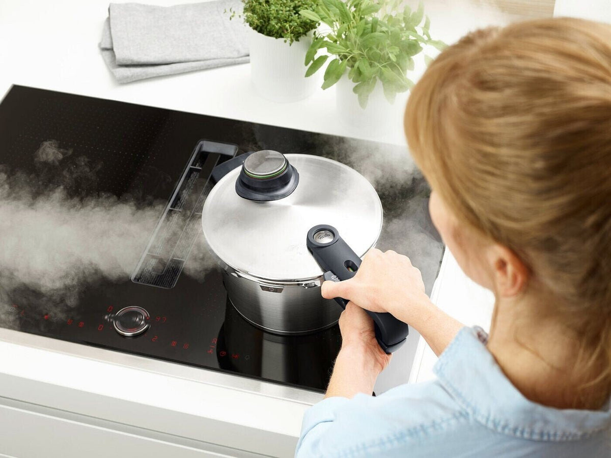Set de Ollas a Presión Fissler Vitavit® Premium 4,5L + 2,5L, Cestillo + Trípode - #pino_y_jacaranda#