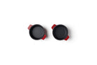 Set de 2 minicacerolas de hierro fundido Woll Iron 10 cm rojo chili