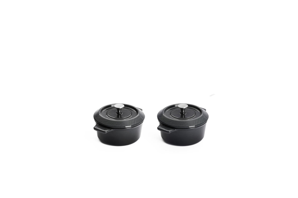 Set de 2 minicacerolas con tapa Woll Iron 10 cm