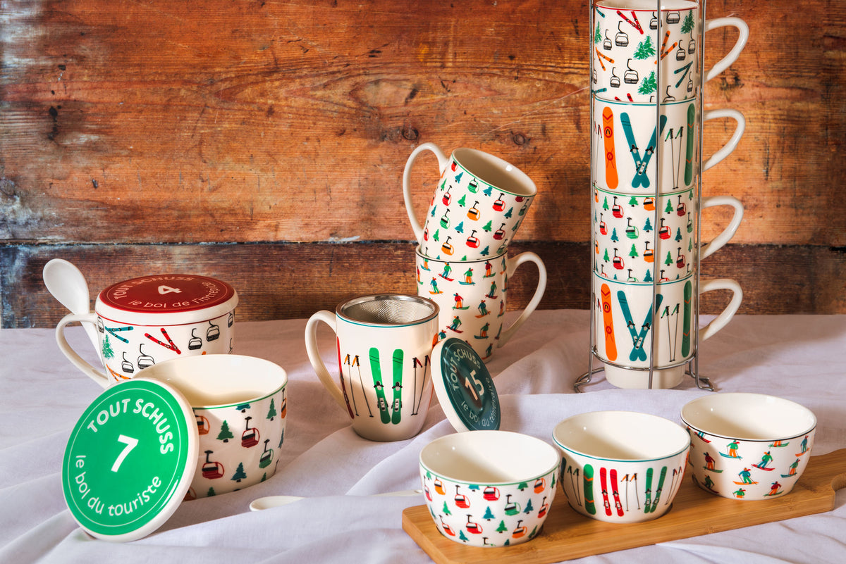 Set de 2 Tazas de Esquí Chamonix