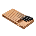 Bandeja de cajón para 7 cuchillos Wüsthof de madera de haya
