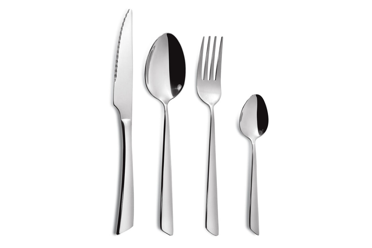 Set de 2 cuberterías de acero inoxidable Nice Comas